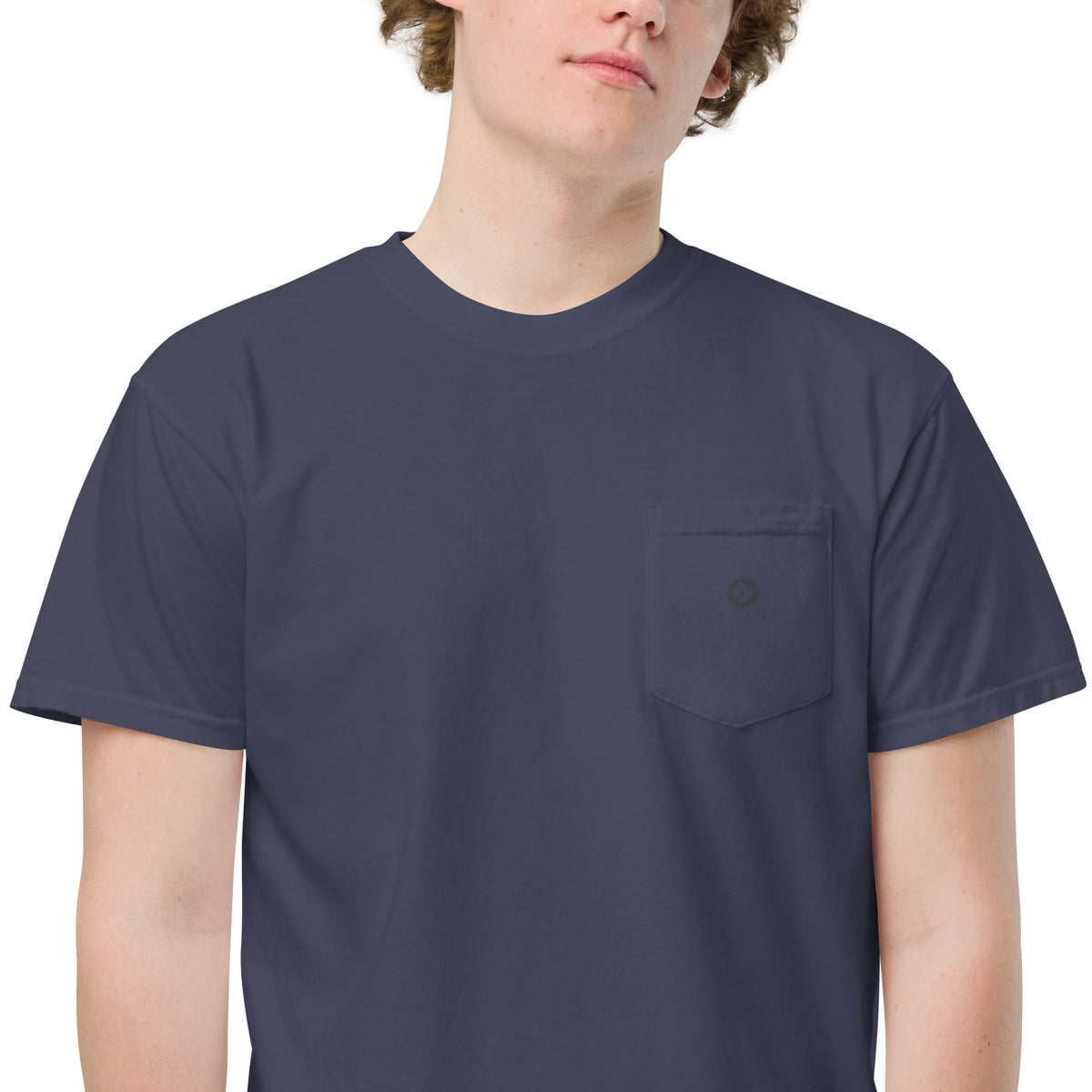 Comfort Colors 6.1 oz. Garment-Dyed Pocket T-Shirt-S (Violet)