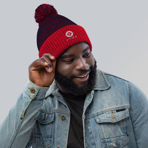 AL-Flex Multi Color Pom-Pom Beanie