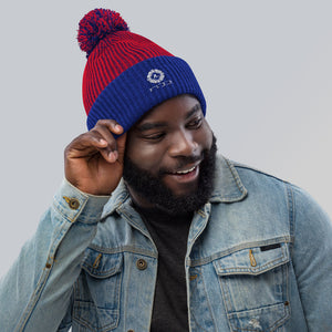 AL-Flex Multi Color Pom-Pom Beanie