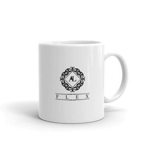 White glossy mug